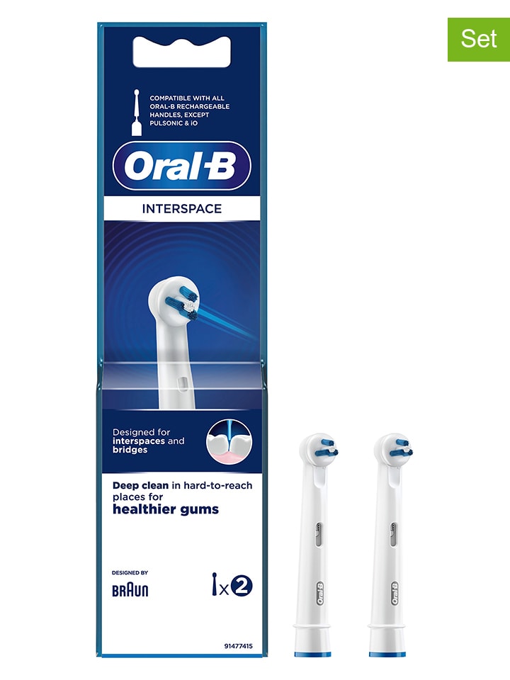 Oral-B 2er-Set: Ersatz-Bürstenköpfe 