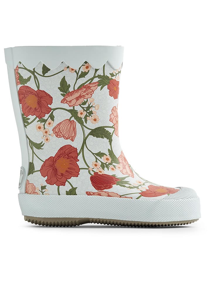 Wheat Gummistiefel in Hellblau/ Rot günstig kaufen