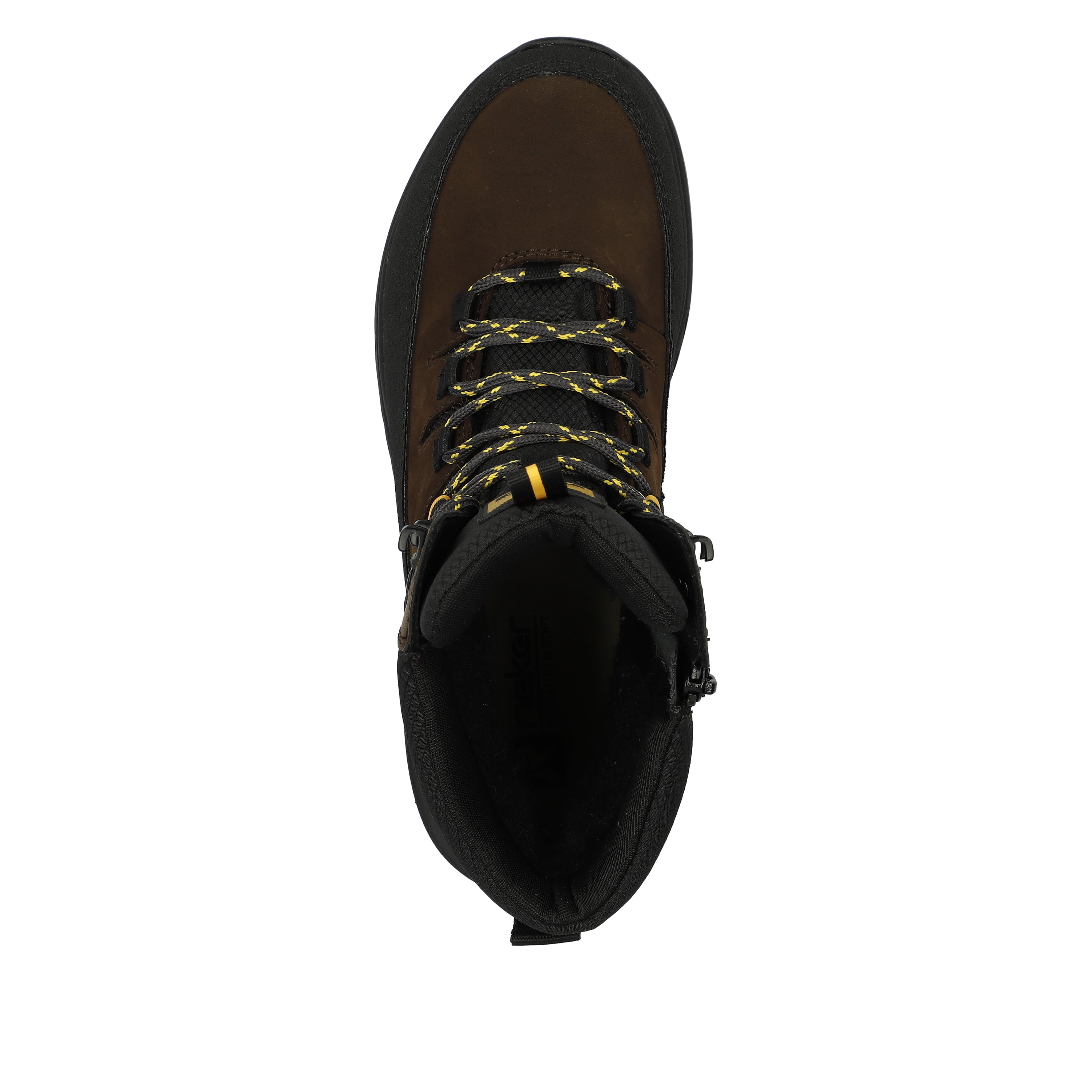 Rieker Herren Schnürstiefel nut-brown deep-black
