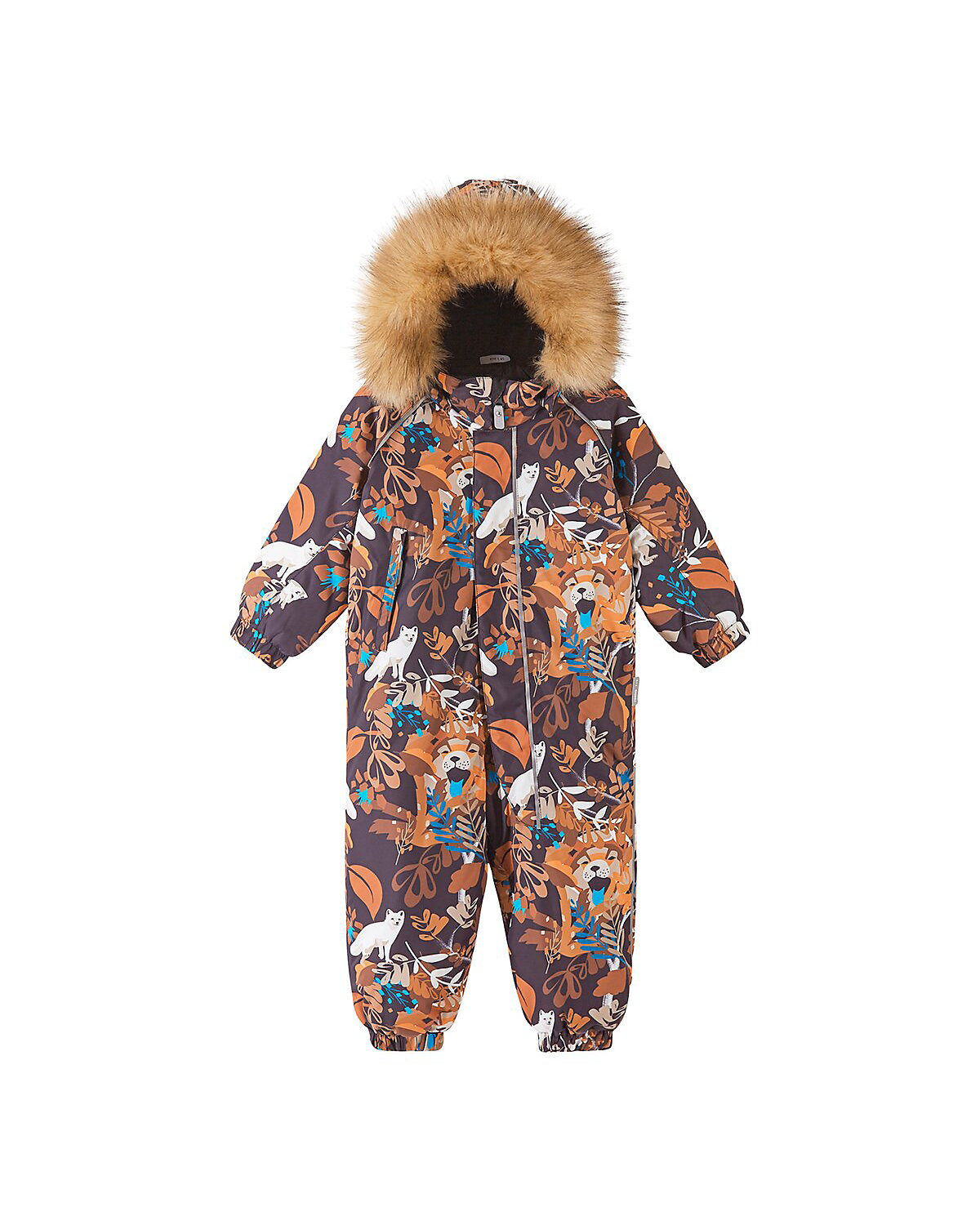 Schneeoverall Kapuze mit Fake Fur