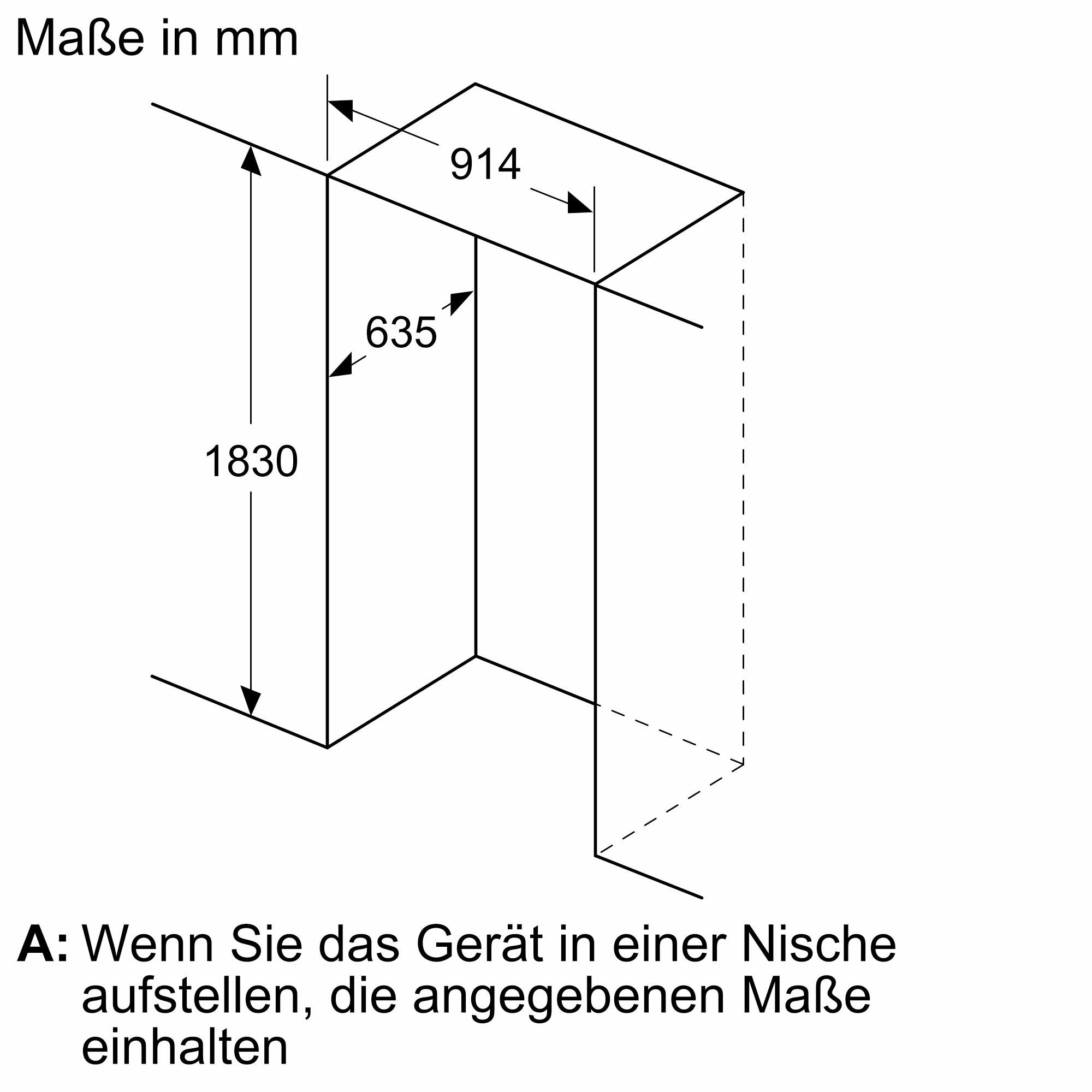 BOSCH French Door KFF96PIEP, 183 cm hoch, 90,5 cm breit