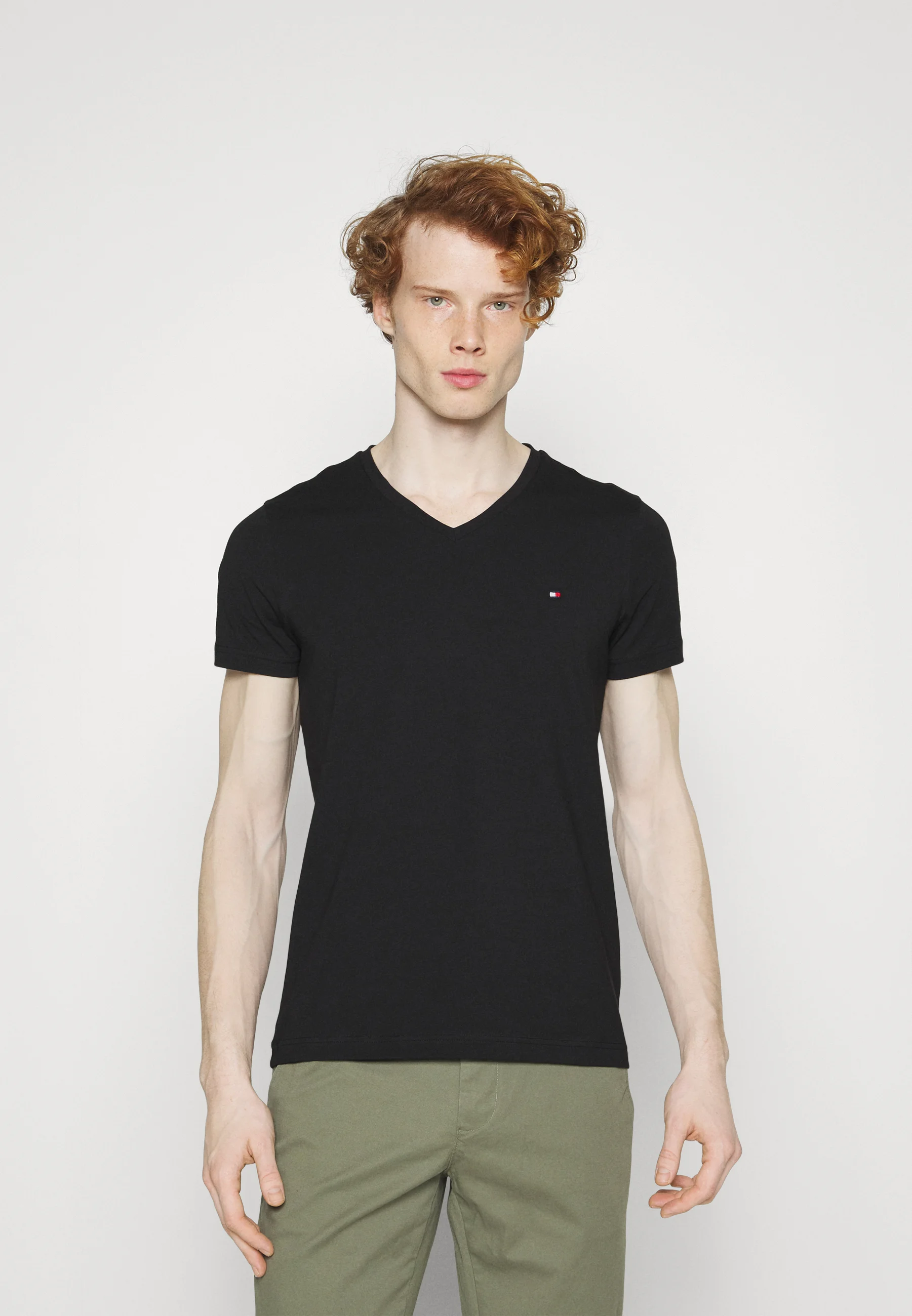 Tommy Hilfiger CORE SLIM V NECK TEE - Camiseta básica