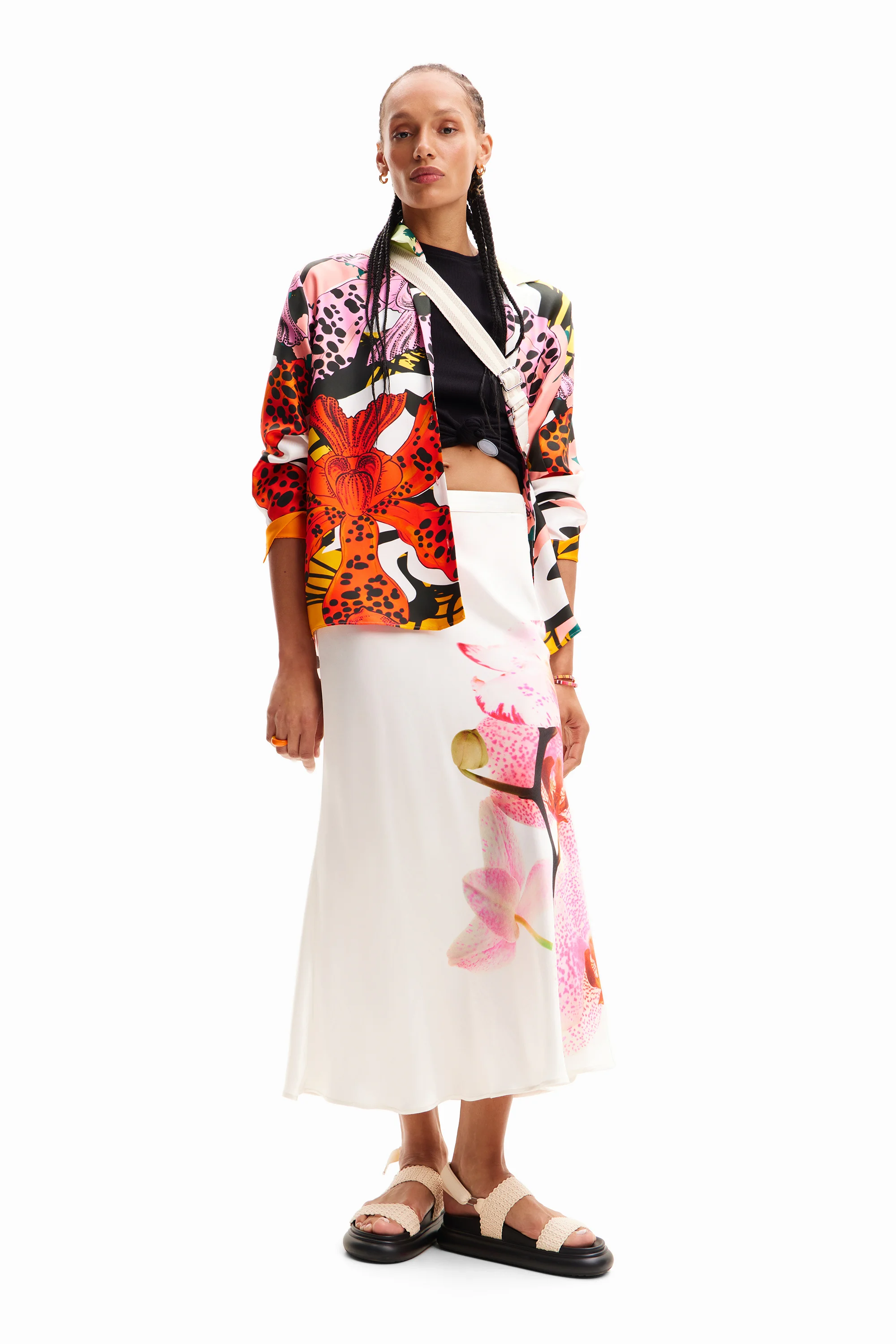 Desigual ORCHID LACROI - Falda evasé