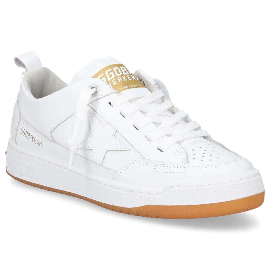 Golden Goose - Sneaker low YEAH Kalbsleder - weiß