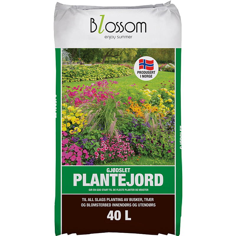 Blossom Plantejord 40 l, Blossom