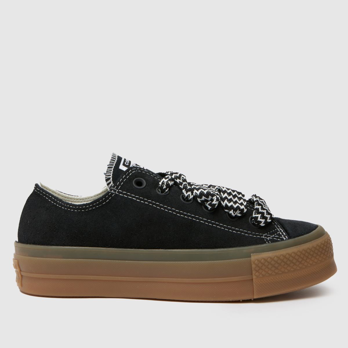 Converse – All Star – Svarta oxskor med lift