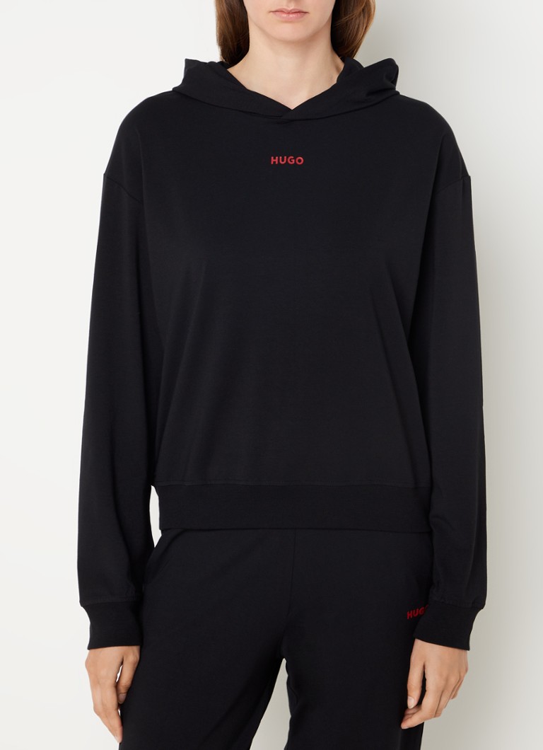 Felpa con cappuccio HUGO BOSS Shuffle con logo