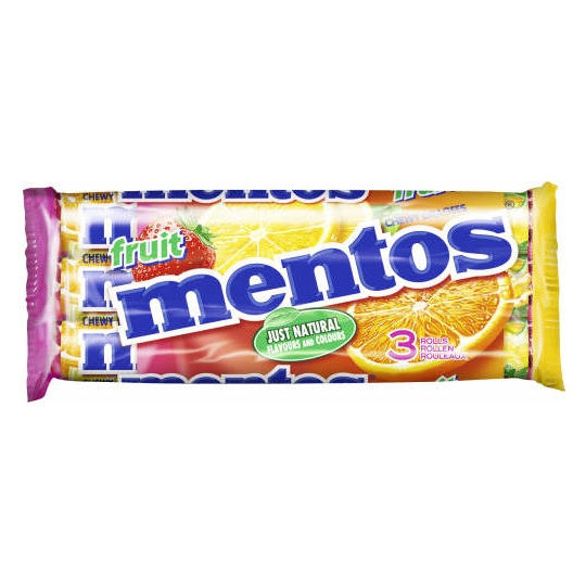 Mentos Frucht 3ST 114G