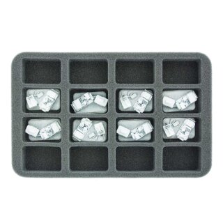 50 mm Half-Size Schaumstoff für FoW 16 Fächer