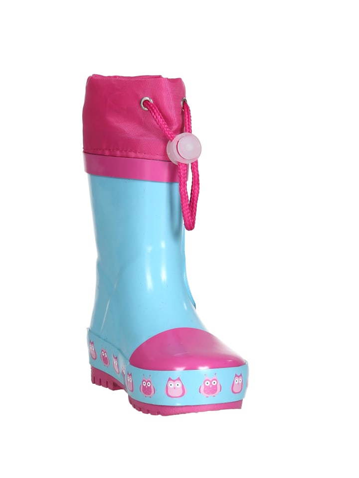 Playshoes Gummistiefel Eulen in Türkis günstig kaufen