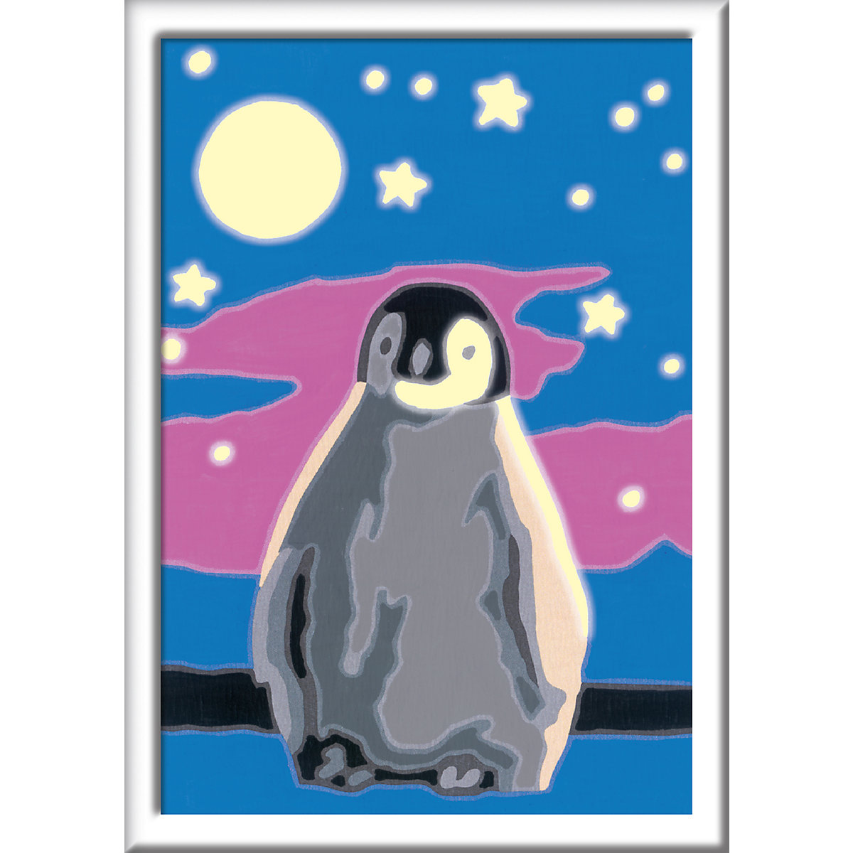 Malen nach Zahlen - Kleiner Pinguin