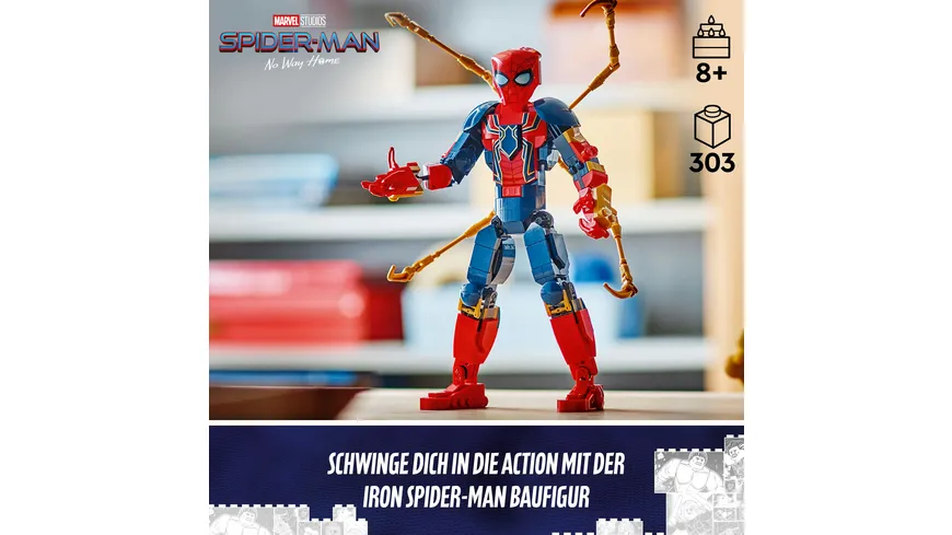 LEGO Marvel 76298 Iron Spider-Man Baufigur