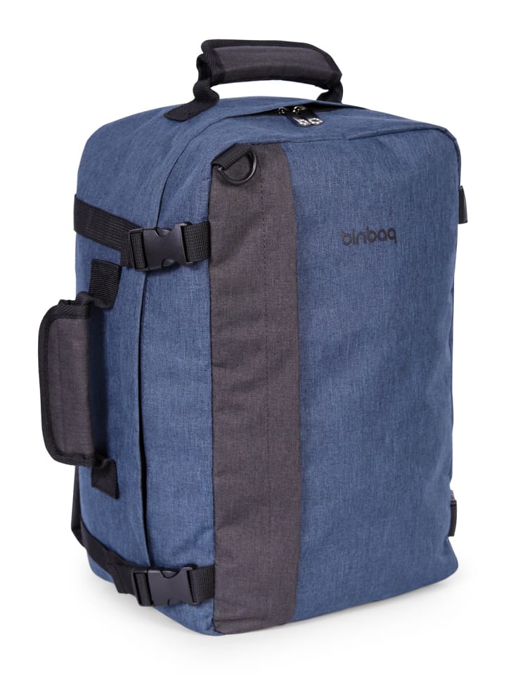 Hauptstadtkoffer blnbag M5 Handgepäck-Rucksack Ryanair 40x20x25 Backpack in Darkblue / Darkgrey günstig kaufen S