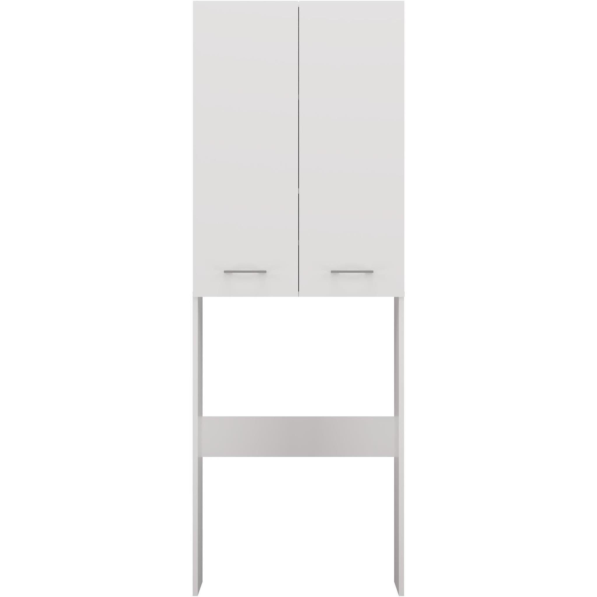 Beautysofa Waschmaschinenumbauschrank Ivy DD (Weiß / Artisan / Sonoma, 64 cm breit Badezimmerschrank) Waschmachinenschrank, mit 4 Fächer