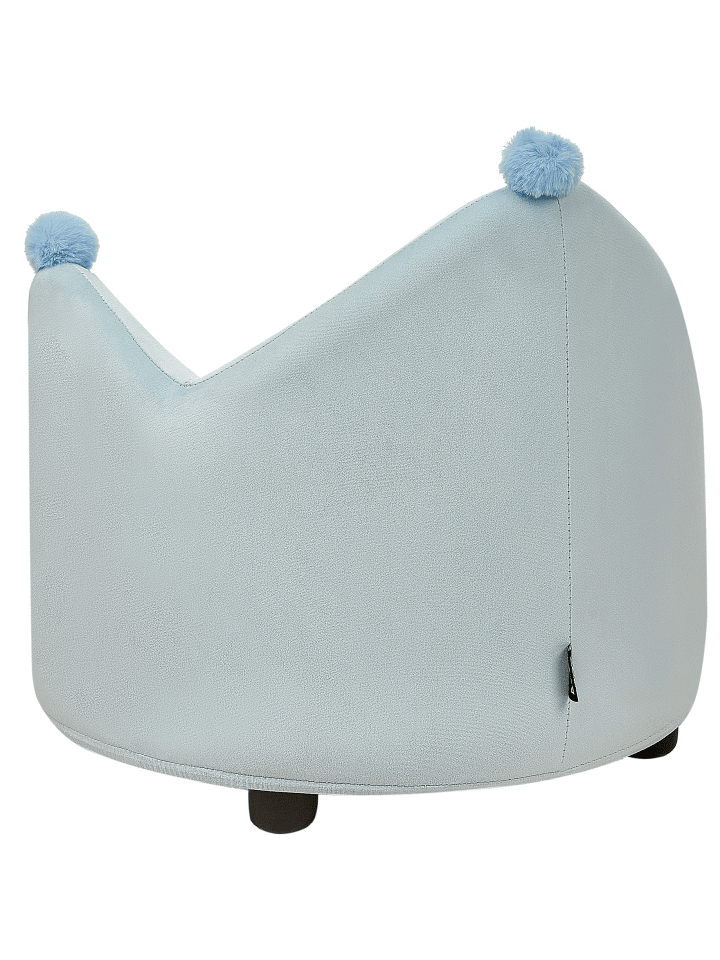 Beliani Kindersessel VEGA in Blau/Schwarz - (W) 50 x (H) 47 x (L) 44 cm günstig kaufen onesize