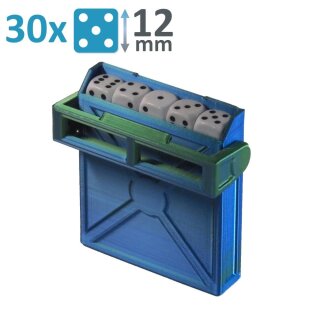 Dice Pro Keeper - 12mm (Blau-Grün)