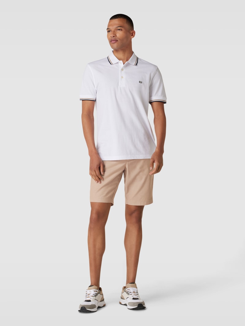 Chino-Shorts mit französischen Eingrifftaschen Modell 'Slice' in beige
