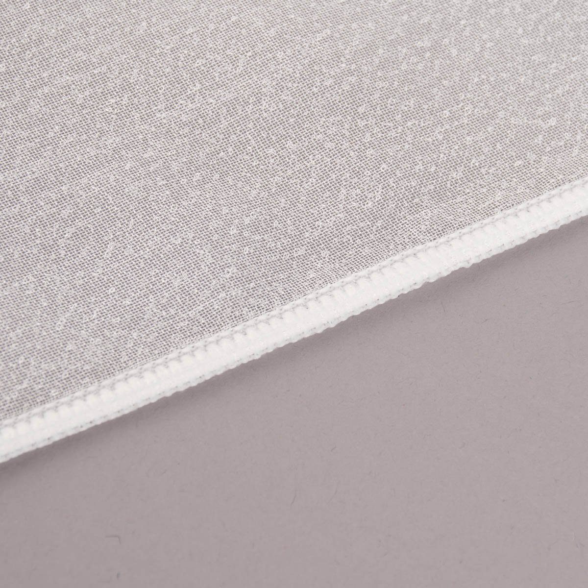 Meterware Gardinenstoff Stores feine Bouclé-Struktur mit Bleiband creme 2,60m, SCHÖNER LEBEN., leicht perforiert, Kunstfaser, made in Germany, mit Bleiband, pflegeleicht, überbreit
