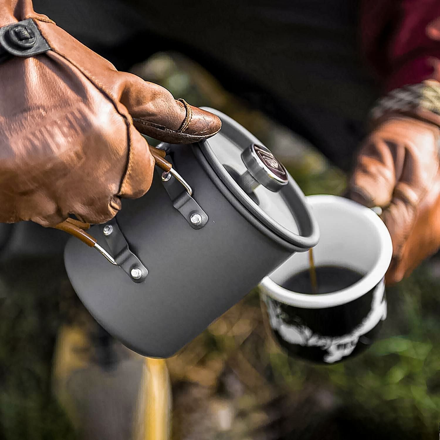Camp French Press Coffee Mug