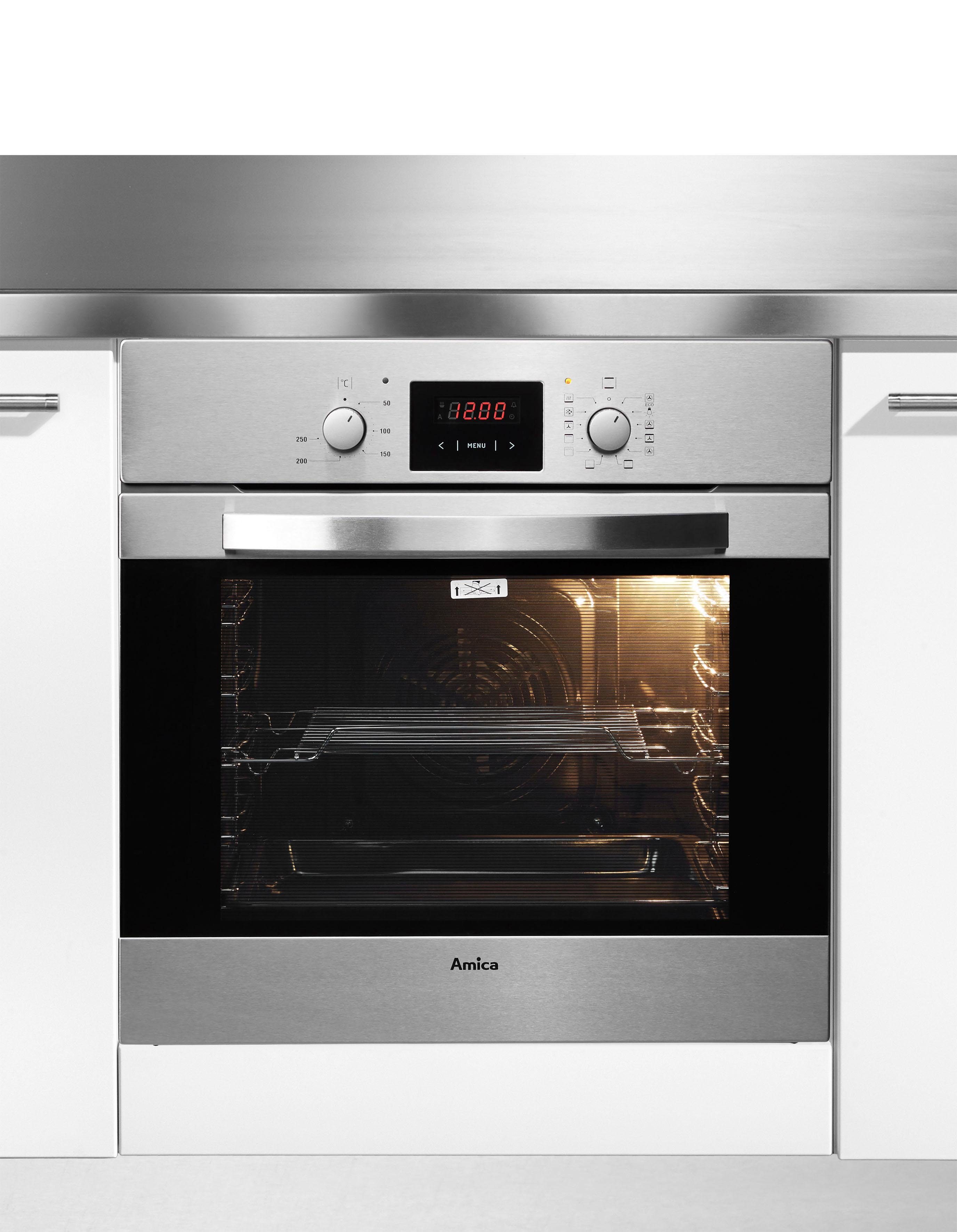 Amica Backofen EB 13564 E, Steam Clean, TouchFree