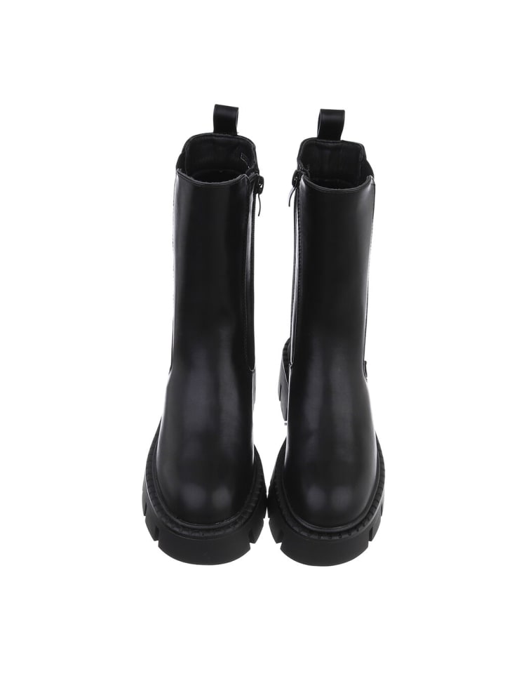 Ital-Design Stiefelette in Schwarz günstig kaufen