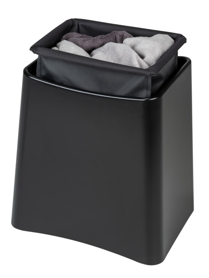Wenko 2in1 Badhocker Wing Schwarz Matt, 2in1 Badhocker Mod. Wing Schwarz Matt in Schwarz günstig kaufen onesize