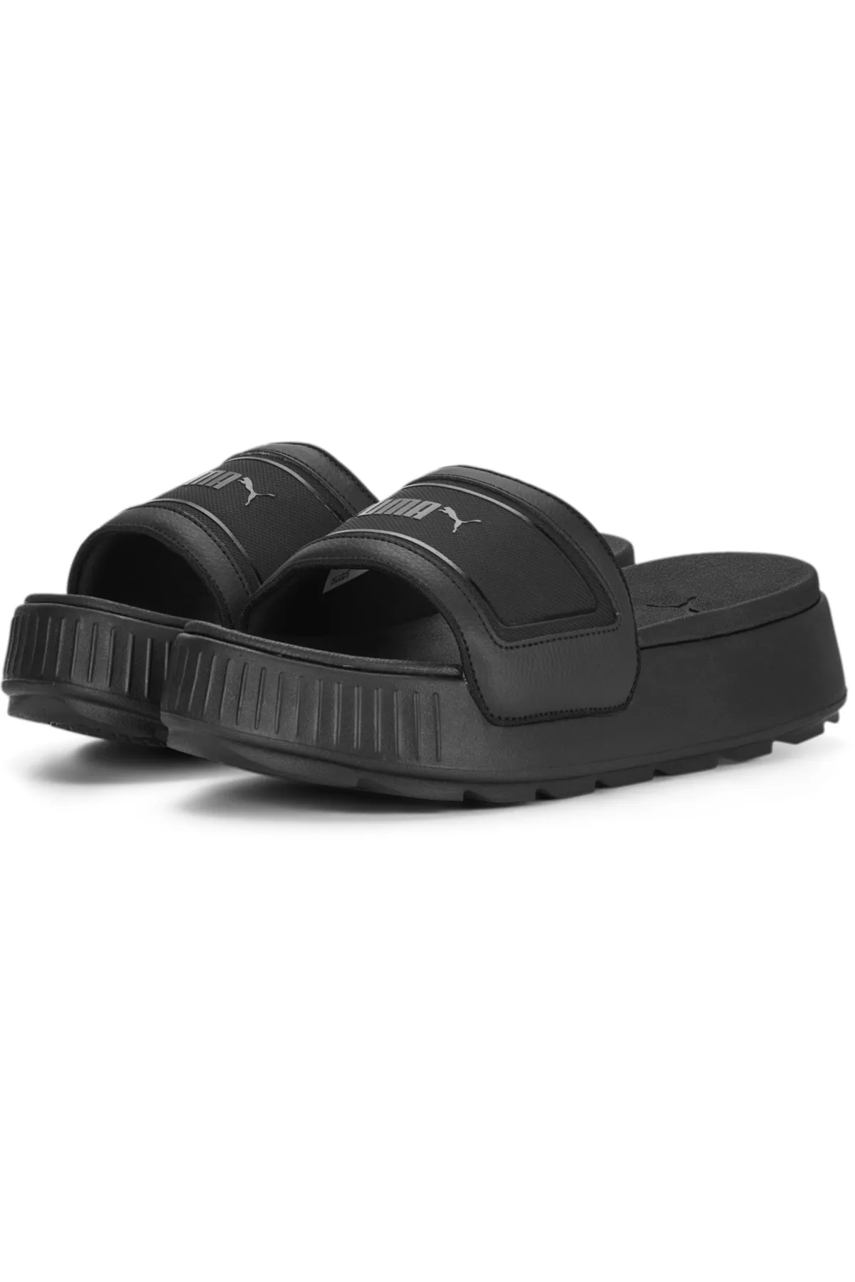 Puma  Pantolette - Schwarz - Plateau Absatz