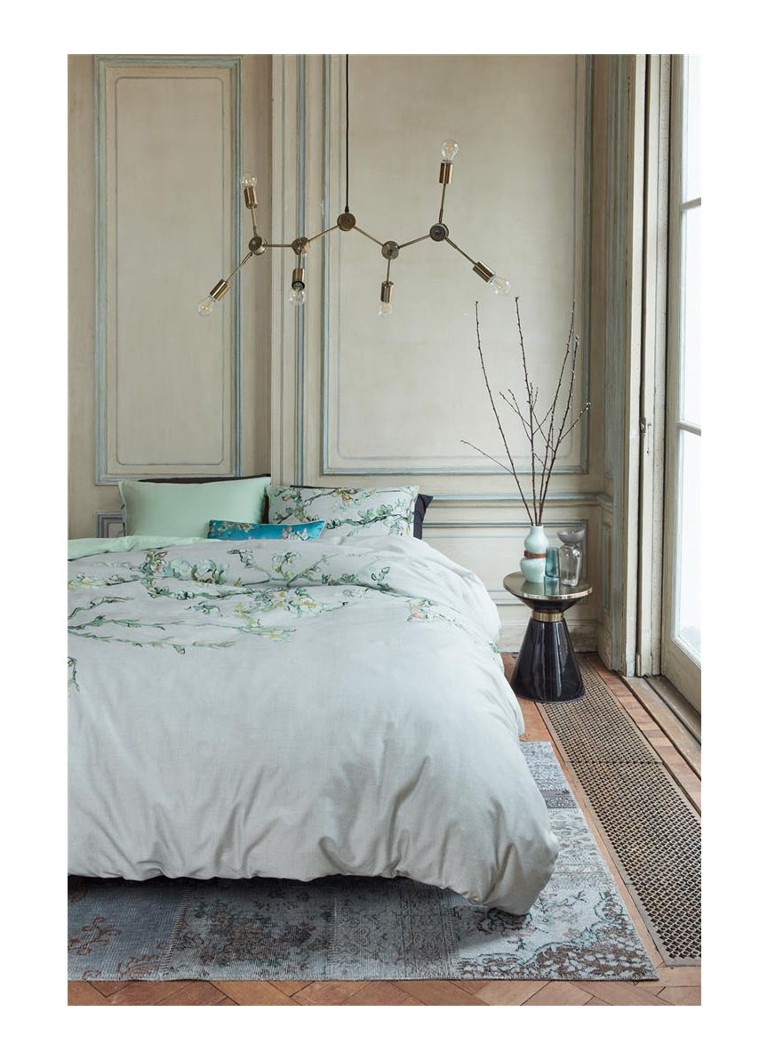 Set de lenjerie de pat din satin din bumbac cu imprimeu floral al Muzeului Van Gogh – fețe de pernă incluse