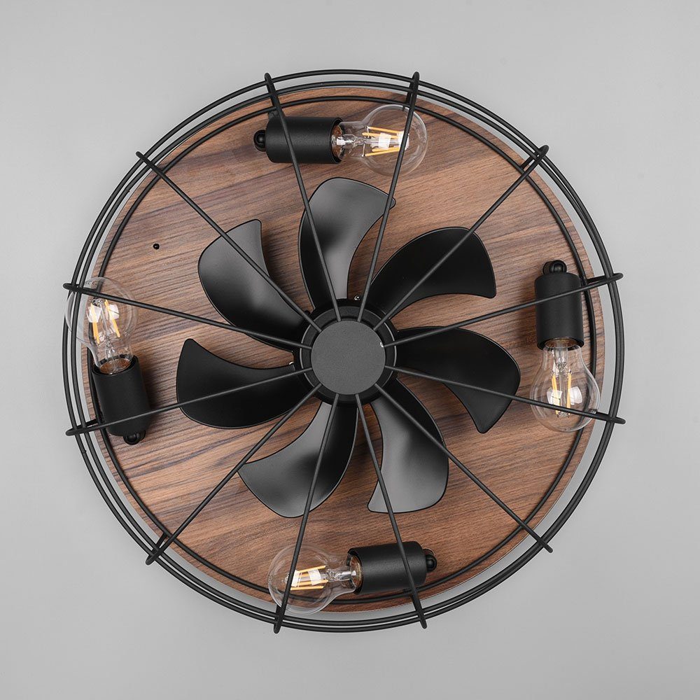 etc-shop Deckenventilator, Decken Ventilator mit Fernbedienung Deckenlampe Wohnzimmer Lüfter in