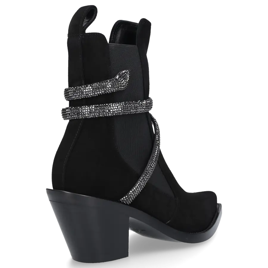 Rene Caovilla - Chelsea Boots CLEO Nubukleder - schwarz
