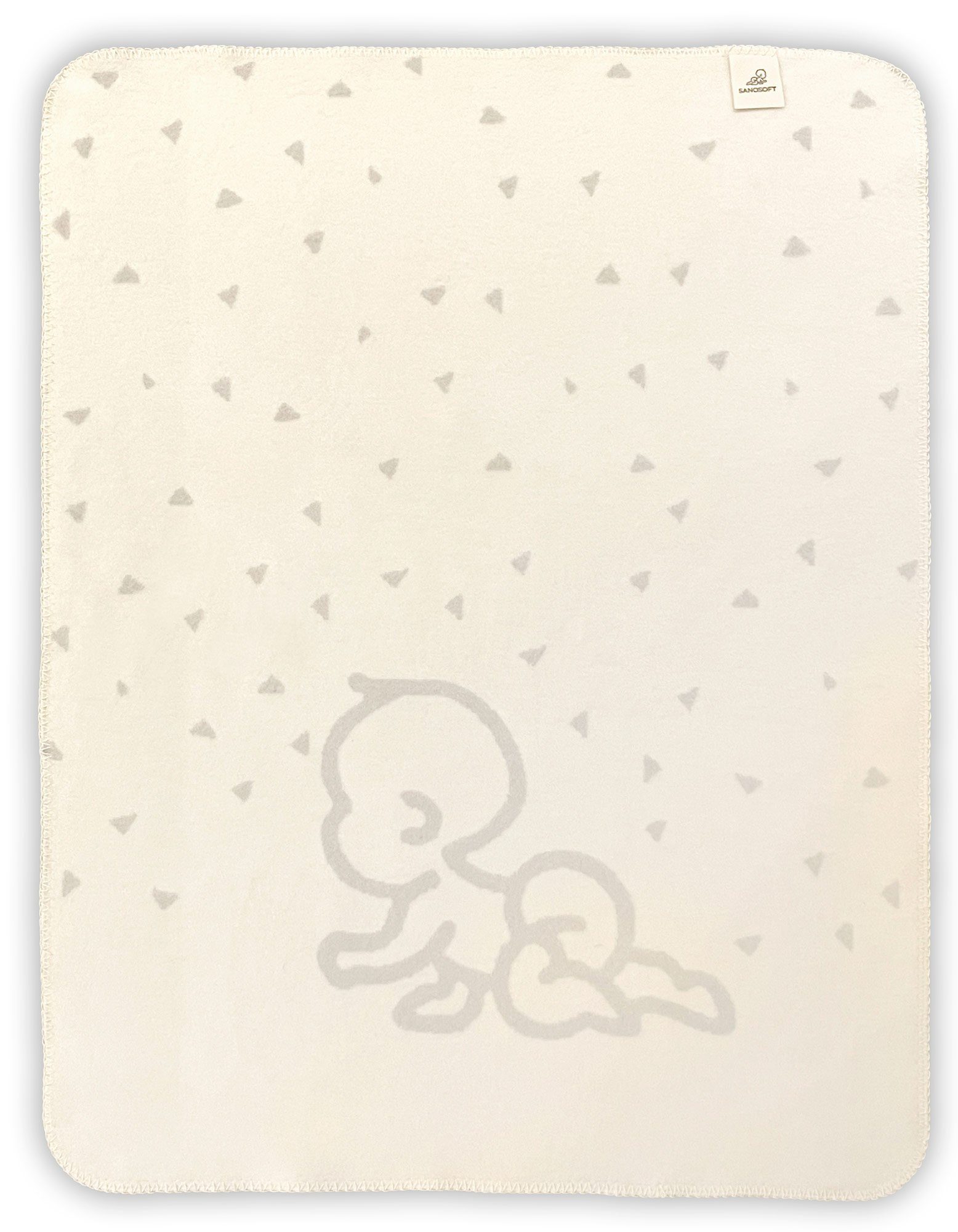 Kinderdecke Kuscheldecke Sanosoft Lovely Baby 75x100cm, Sanosoft