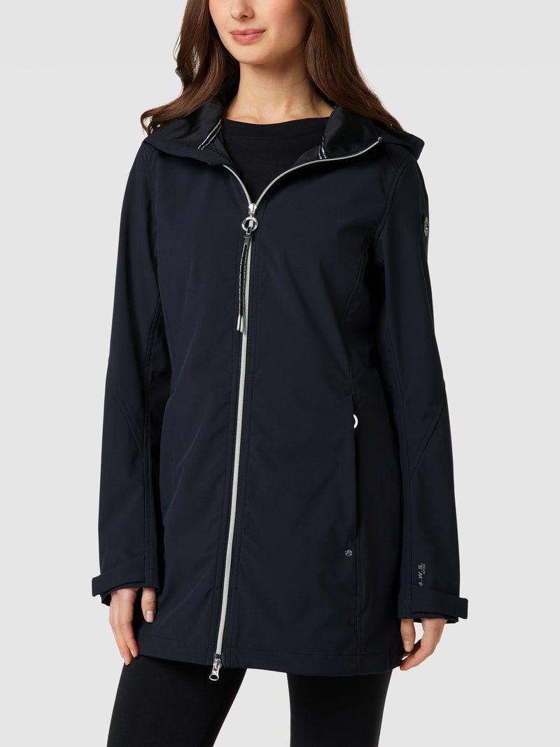 Softshell Jacke mit Reißverschlusstaschen Modell 'ERKKOLA' in marineblau