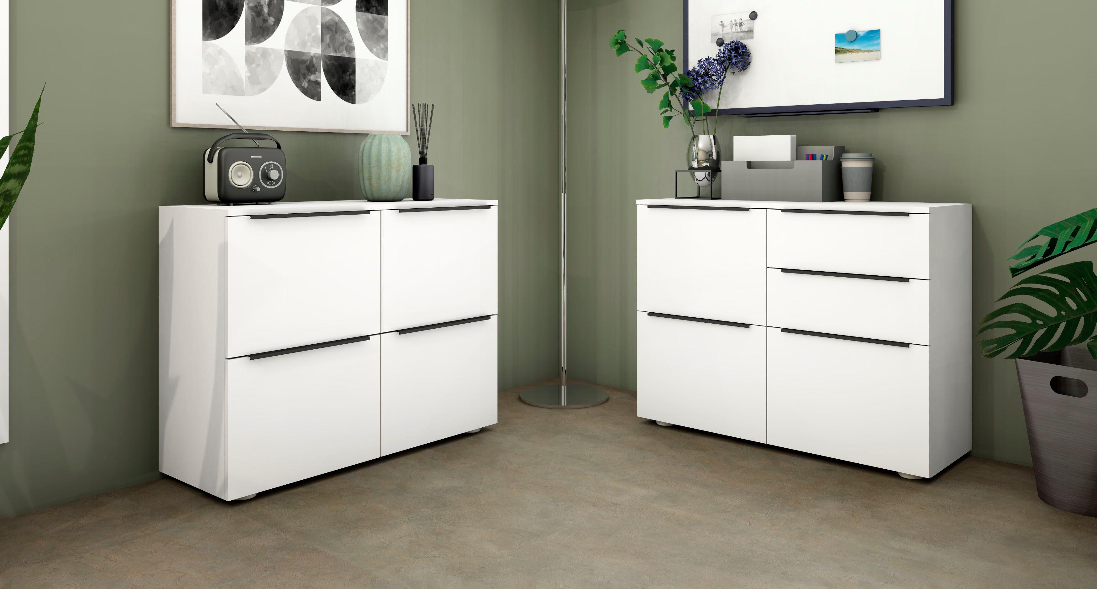 borchardt Möbel Aktenschrank Tom Breite 93 cm, Mehrzweckschrank