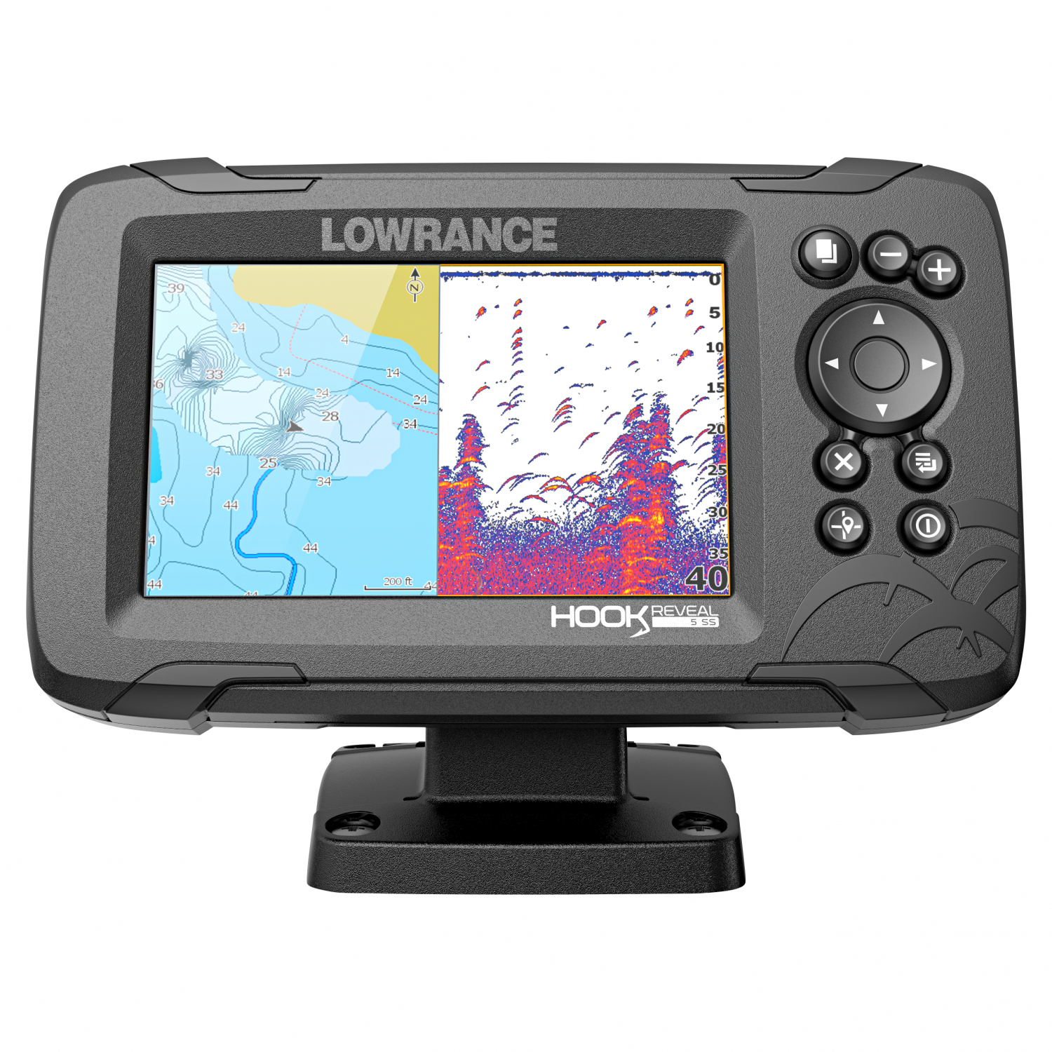 Lowrance Fischfinder Hool Reveal 5 Splitshot