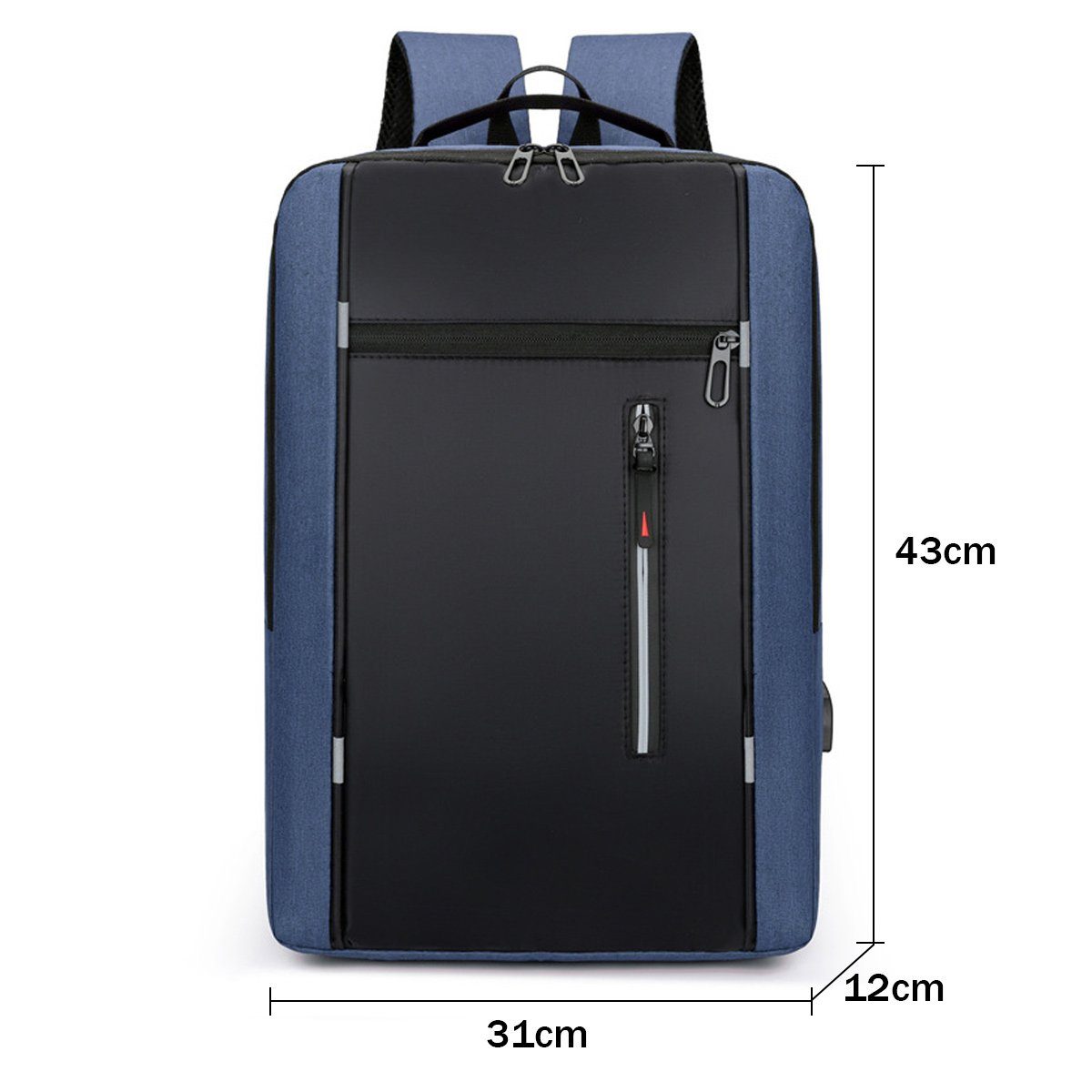 FeelGlad Reiserucksack Großer Reiserucksack Damen Wasserdichter mit USB-Ladeanschluss