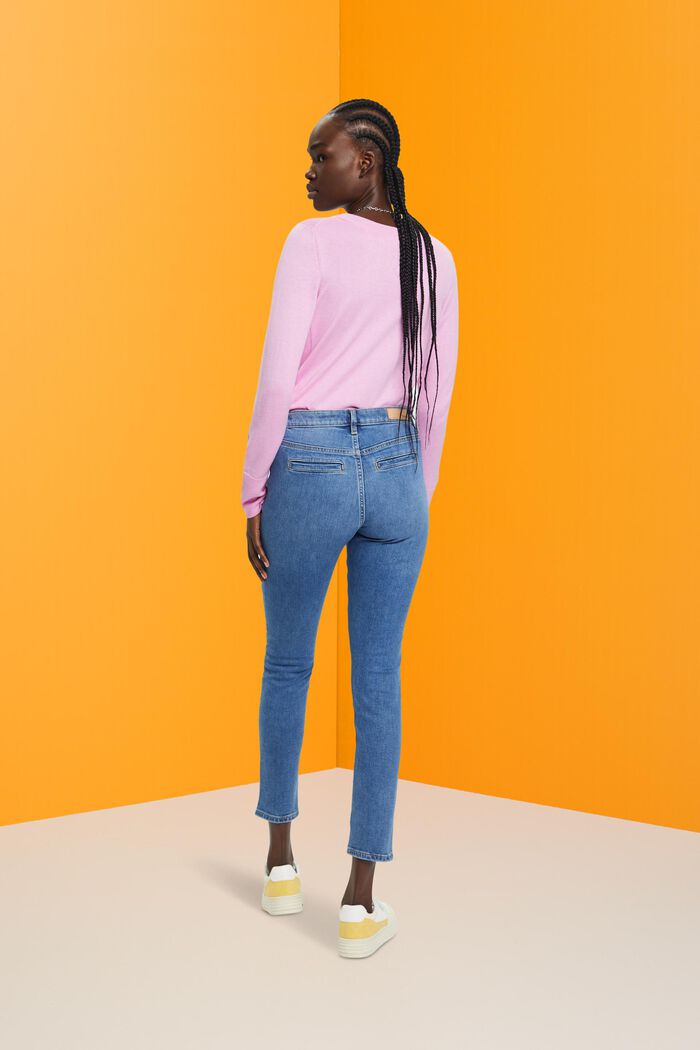 High-Rise-Jeans im Slim Fit