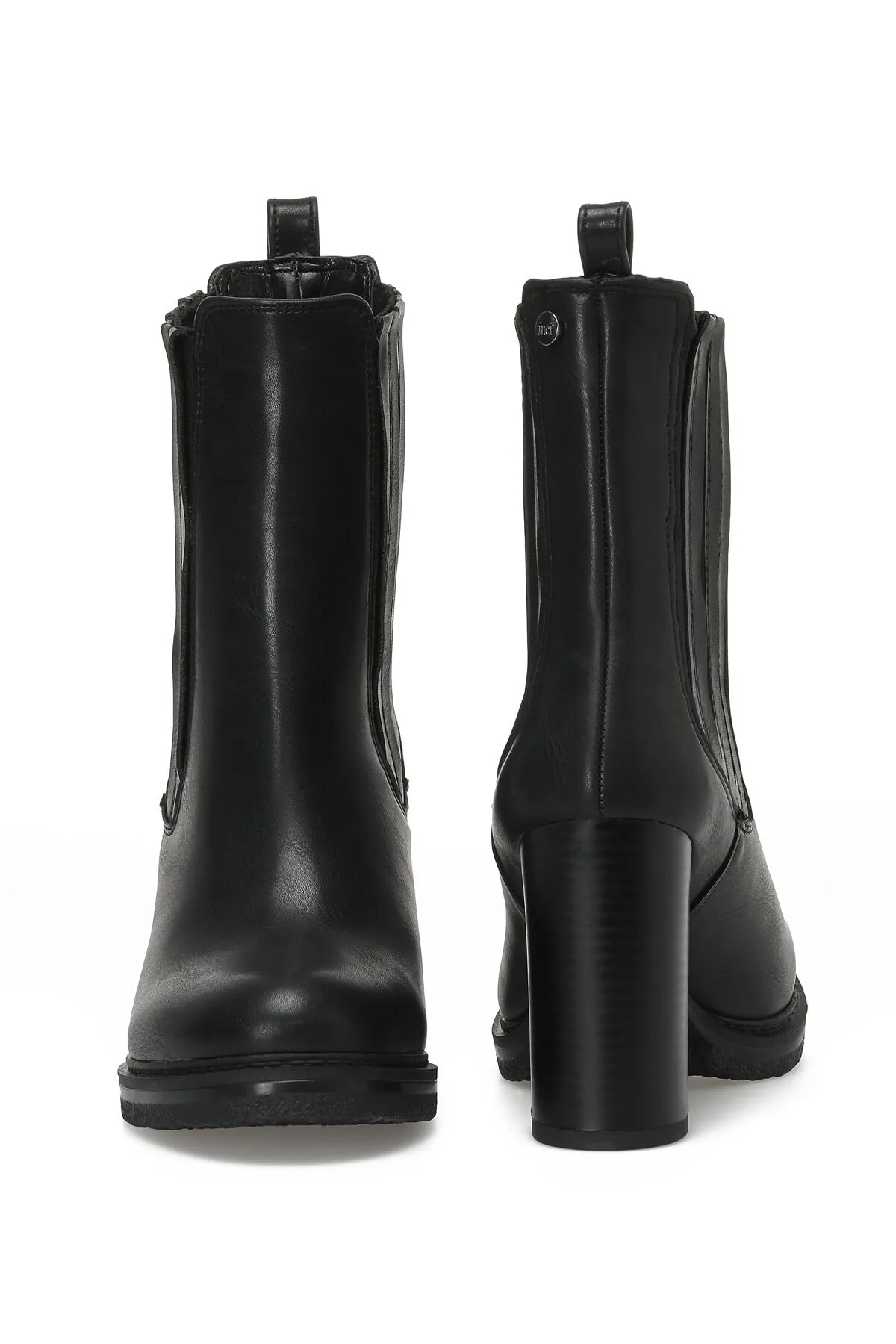 İnci  Stiefelette - Schwarz - Pfennigabsatz/Stiletto