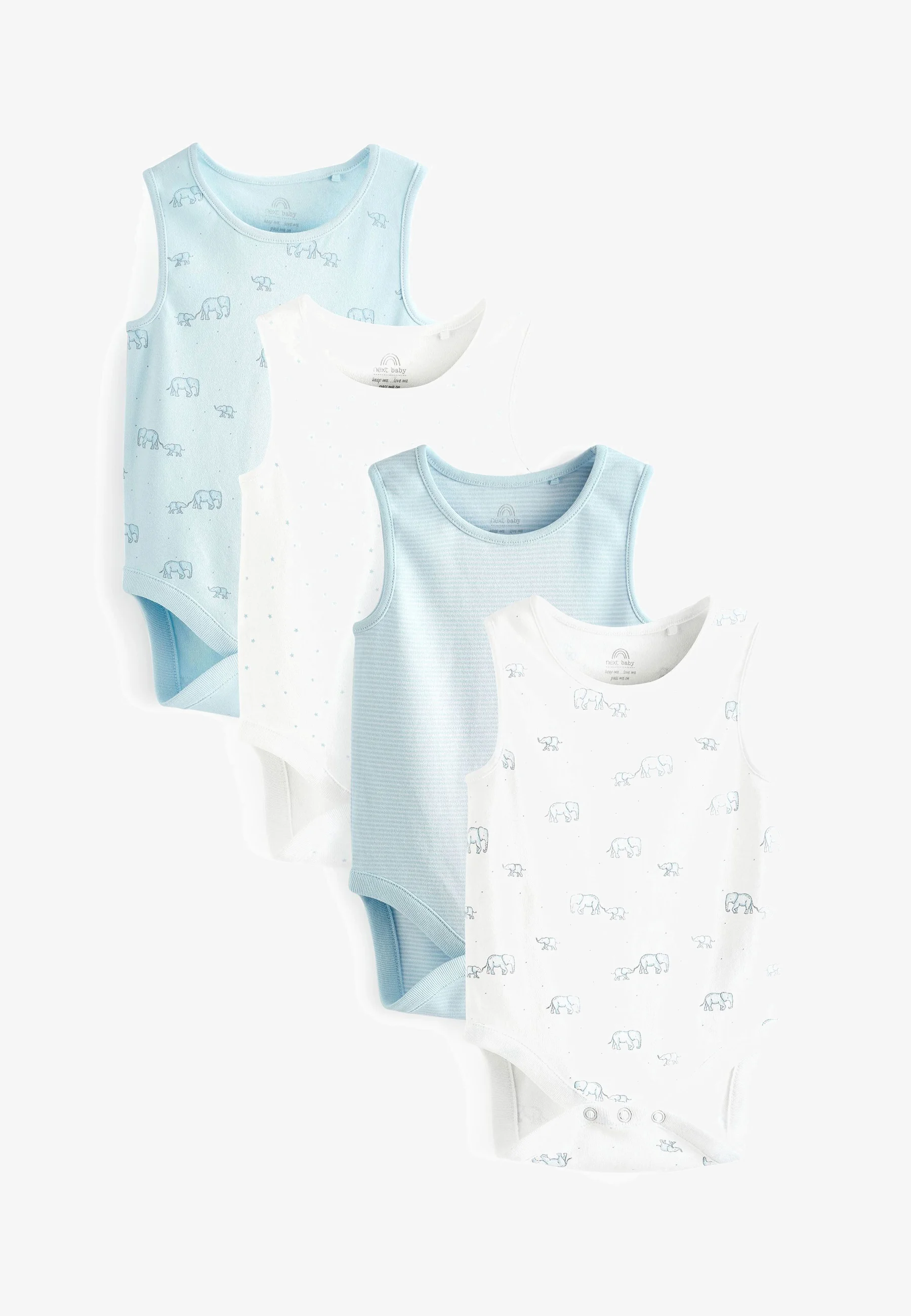 Siguiente PAQUETE DE 4 BODYS DE BEBÉ CON CHALECO - Body