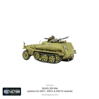 Sd.Kfz 250 (Alte) Half-Track (Options to make 250/1, 250/3 or 250/10 Variants)