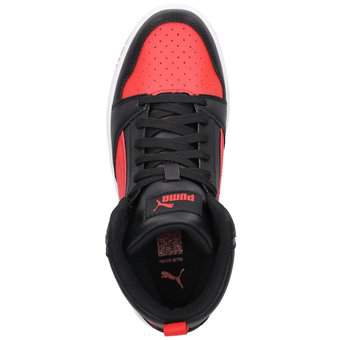 PUMA Rebound V6 Mid Jr Sneaker in schwarz