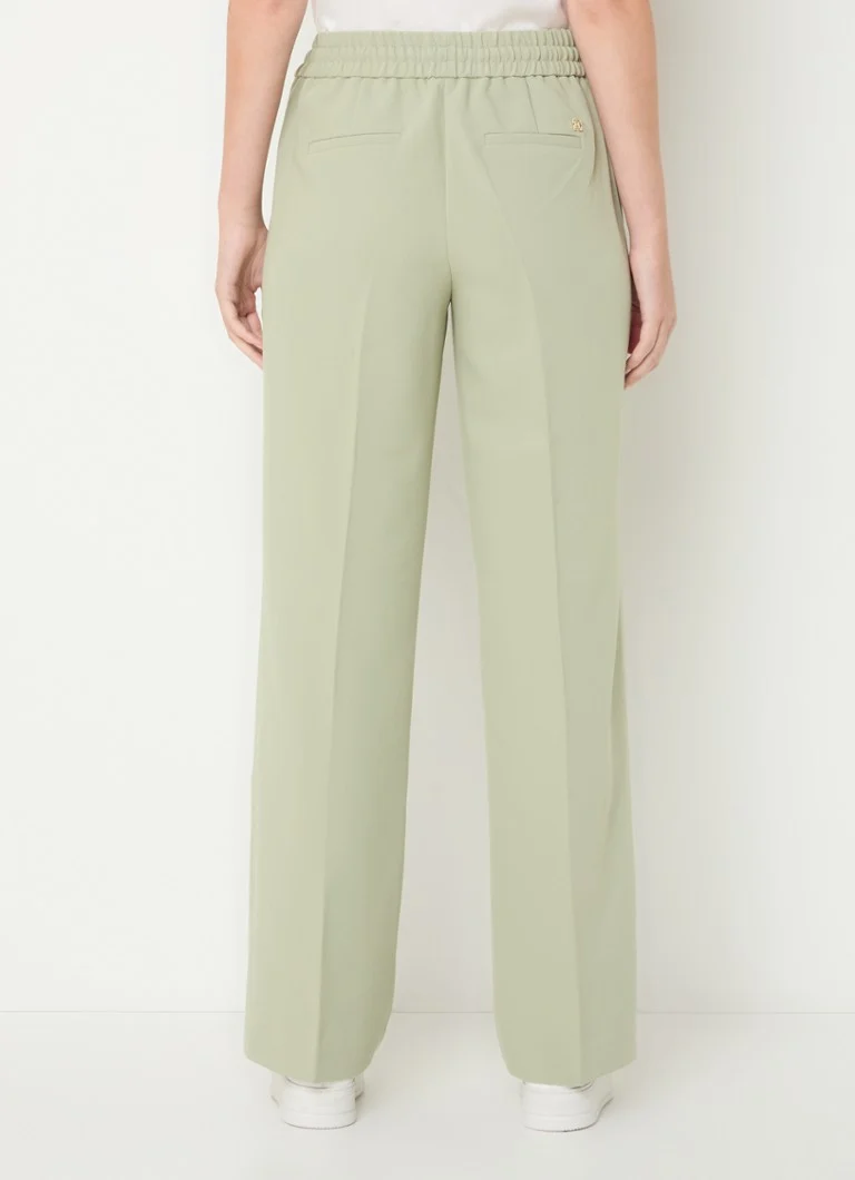Pantaloni Fifth House Didi a vita alta e gamba larga con piega stirata