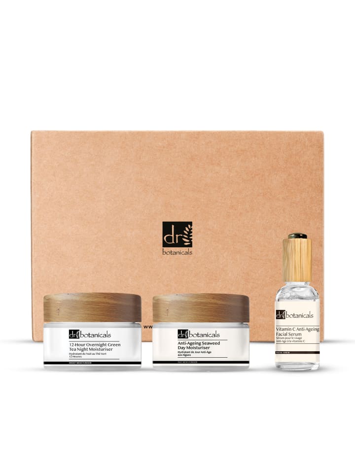 Dr Botanicals 3tlg Set Grüntee Nachtcreme, Algencreme & Vitamin C Serum günstig kaufen onesize
