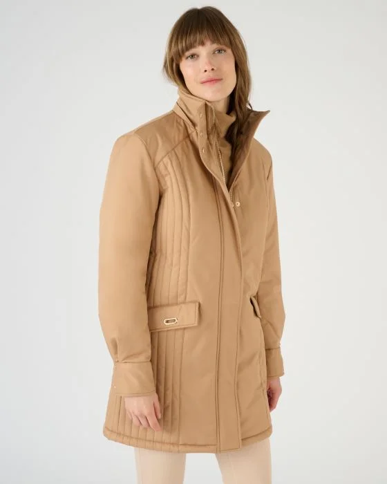 Parka chaude à piqûres fantaisie Thermolactyl