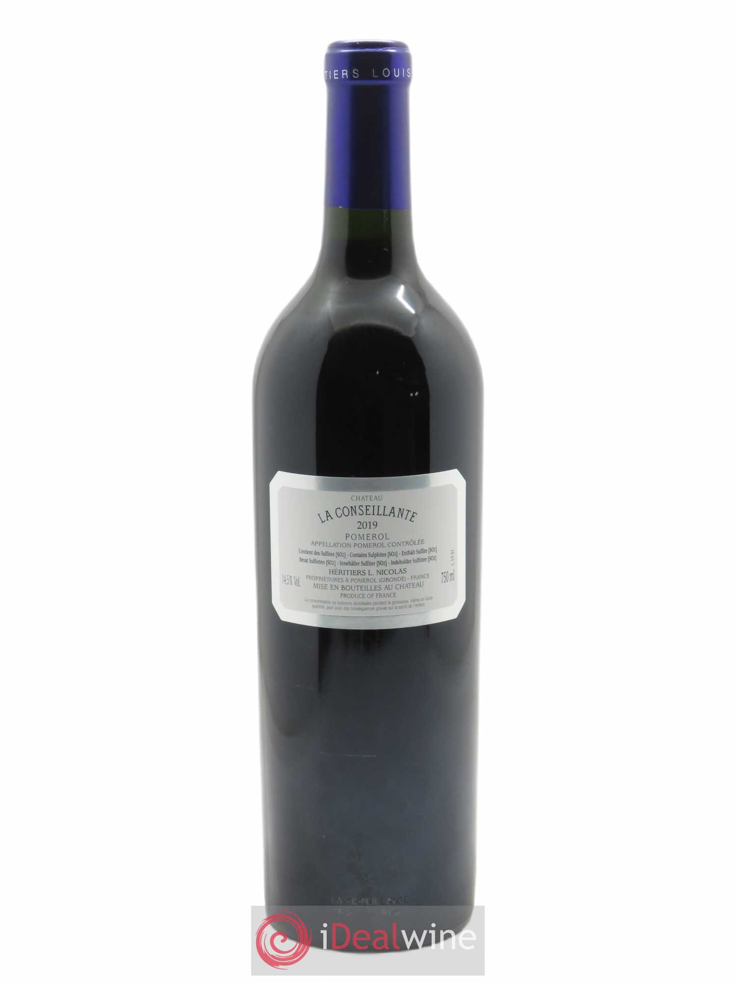 Château la Conseillante (CBO à partir de 6 BTS) 2019 - Lot de 1 Bouteille