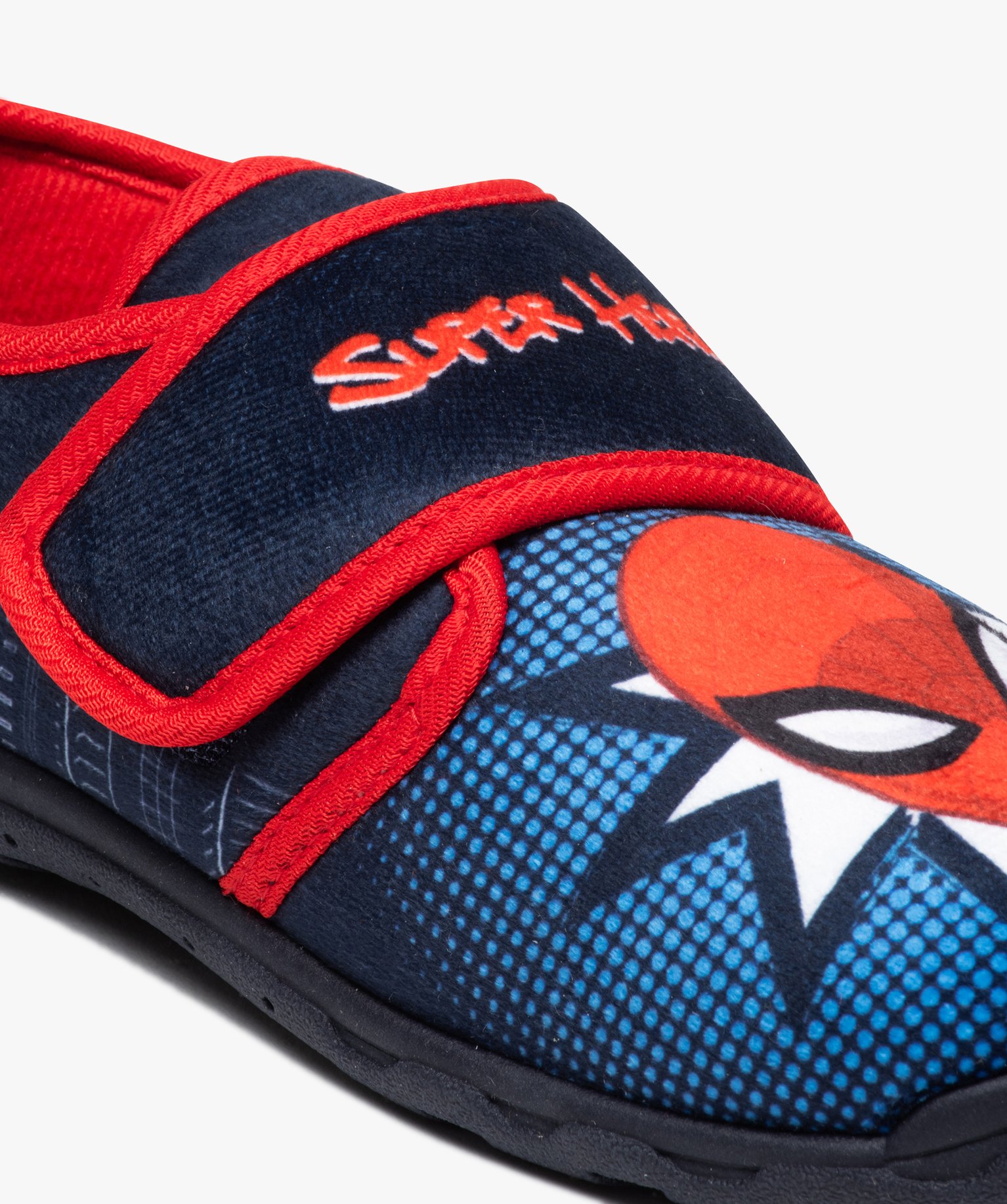 Chaussons Garçon super héros à scratch - Marvel bleu | GEMO