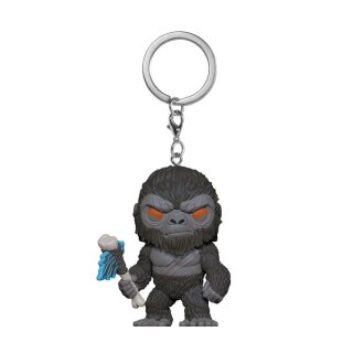 Godzilla Vs Kong Pocket POP! Vinyl Schlüsselanhänger 4 cm King Kong with Axe