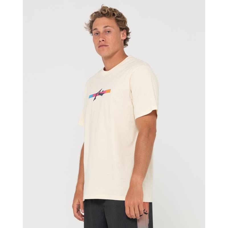 RUSTY BEFORE CROWDS BARRED  SHORT SLEEVE TEE T-Shirt Herren