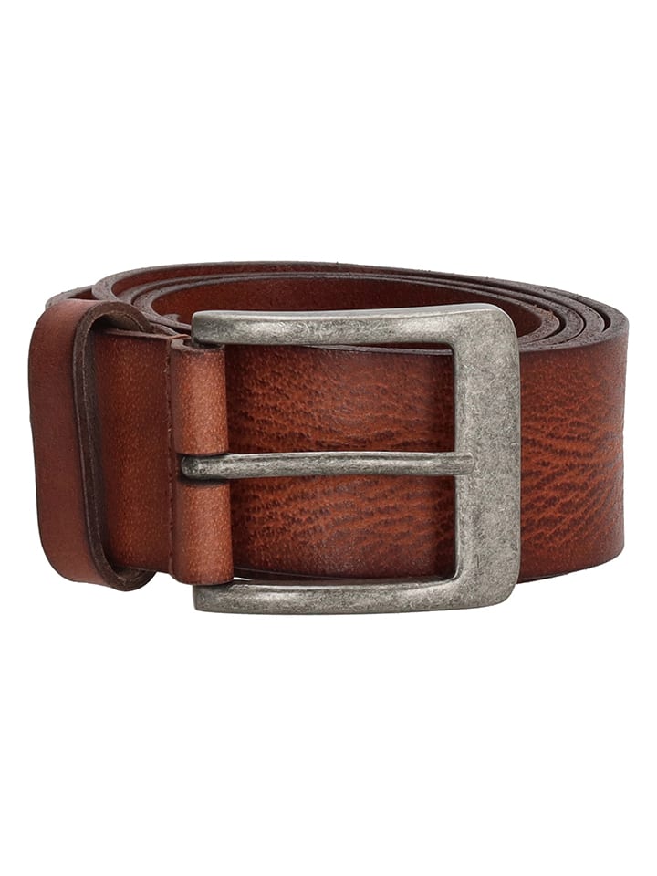 HIDE & STITCHES Leder-Gürtel in Hellbraun günstig kaufen