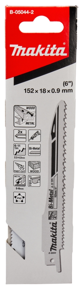 Příslušenství Makita B-05044-2 Kotouč do ocasní pily dřevo/kov 132 mm