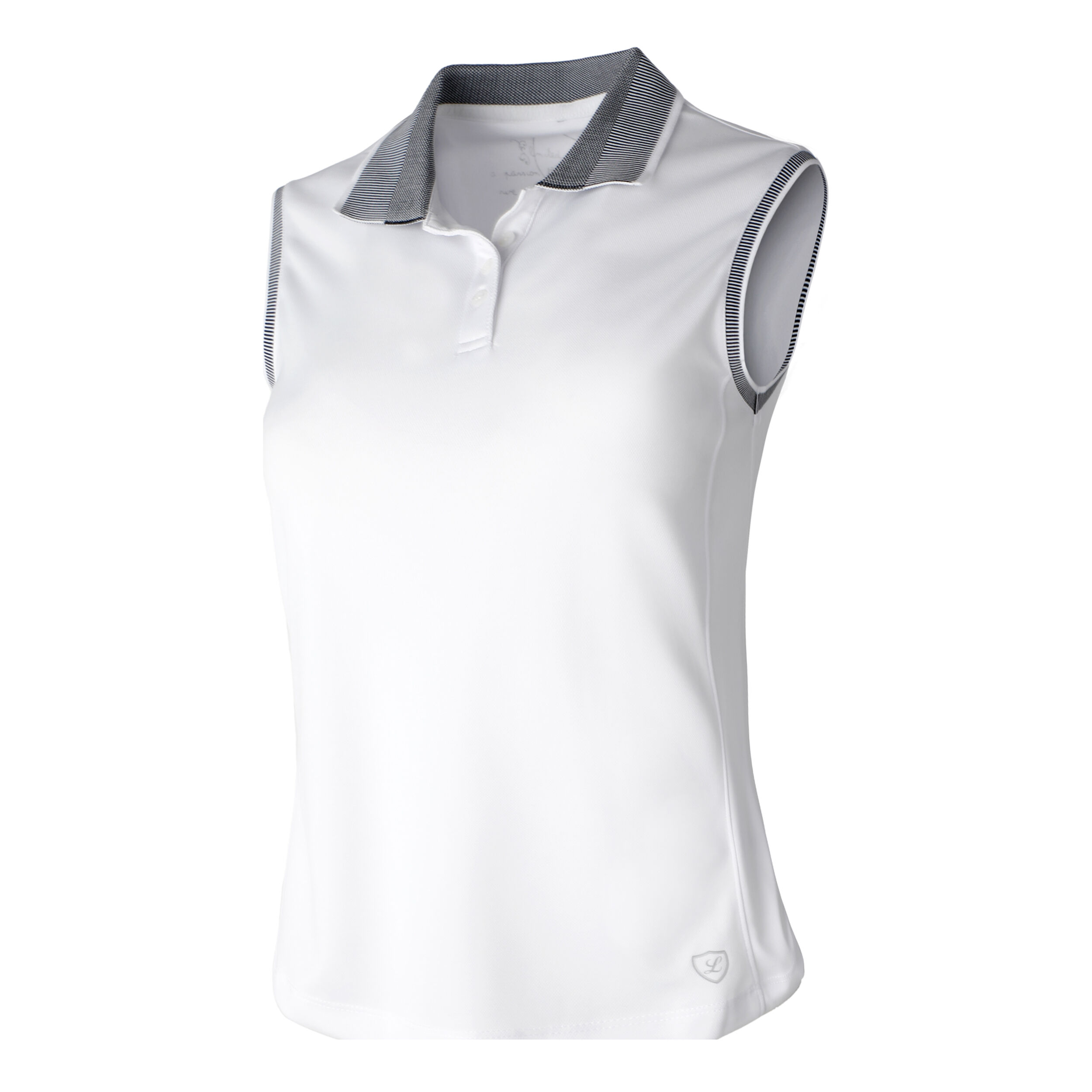 American Alva Polo Damen - Weiß, Grau